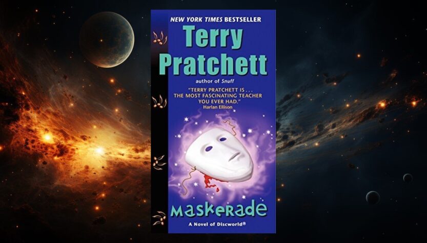 Maskerade by Terry Pratchett, opera, witches, and Discworld at full volume